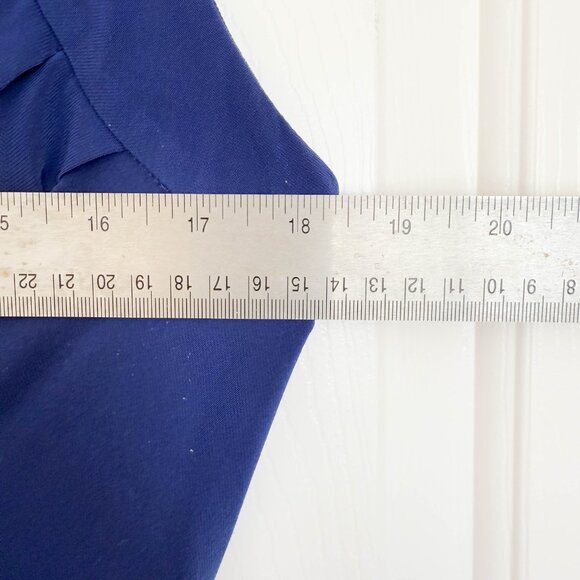 Jones Wear Blue Ruffle Bodycon Dress Size 10 Evening Wedding Party - Picture 12 of 13